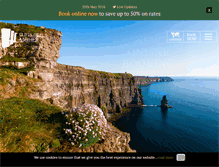 Tablet Screenshot of cliffsofmoher.ie